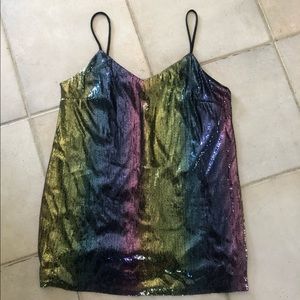 Sequin tank Shift Dress